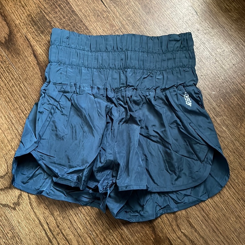 free people tropical teal WAY HOME SHORTS